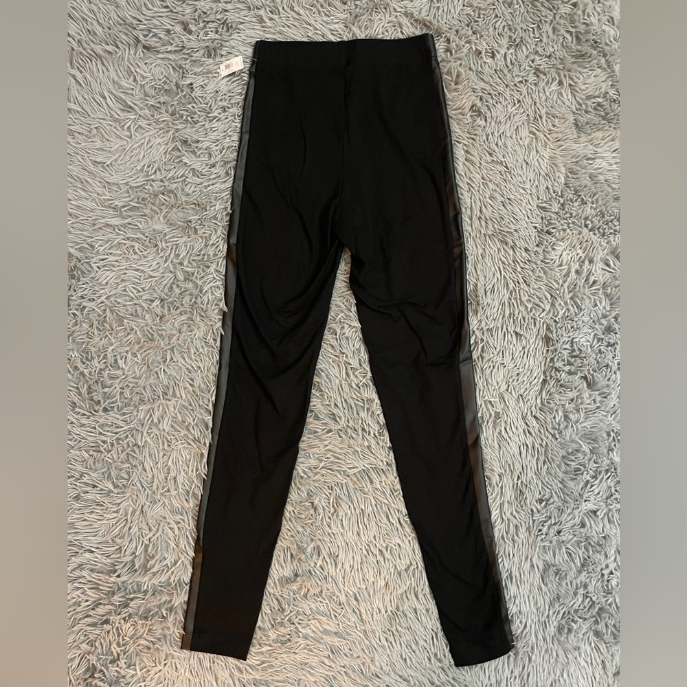 NWT Old Navy Womens High-waisted Faux-Leather Fashion Layering Leggings - Picture 3 of 8